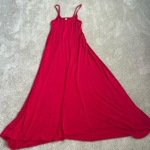 Red Loveappella Maxi dress